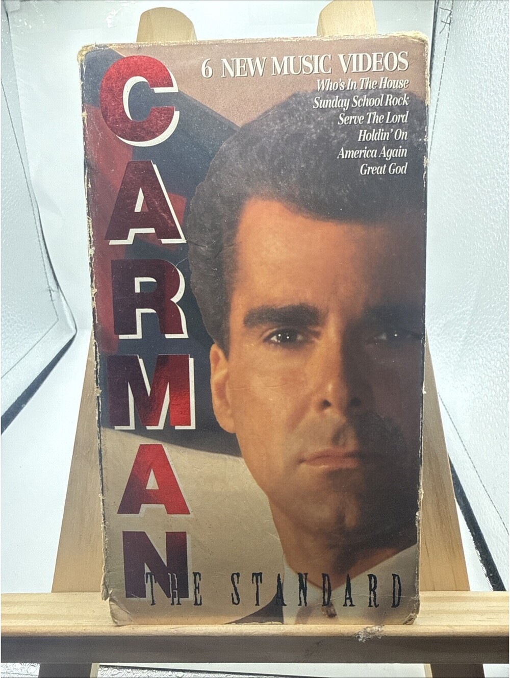 Carman The Standard (1994) VHS 6 Music Videos Sparrow Corporation Christian